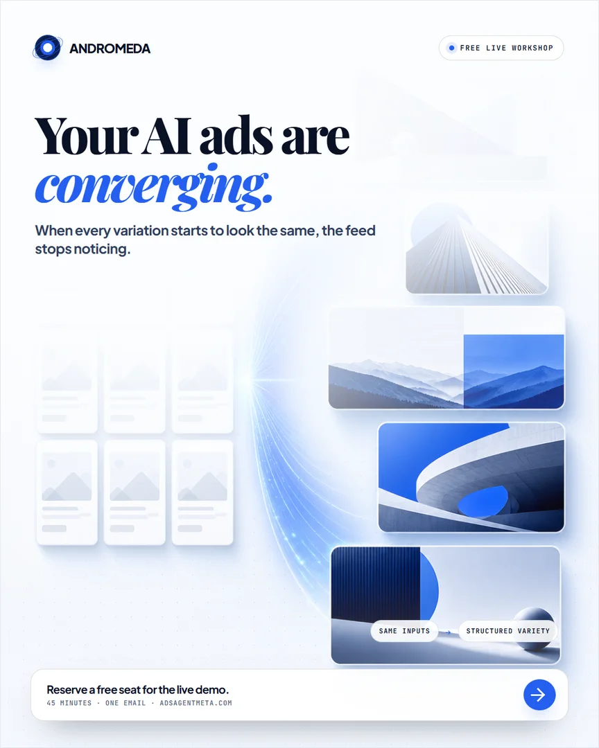 Andromeda creative convergence Meta ad creative